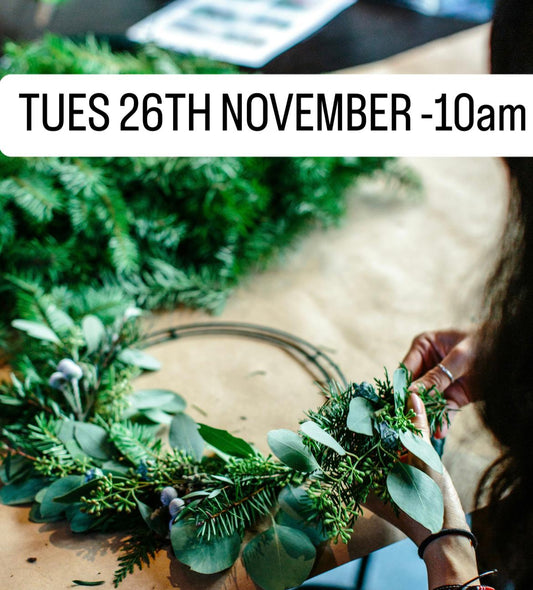 Tuesday 26th November 10am - Christmas Wreath Making