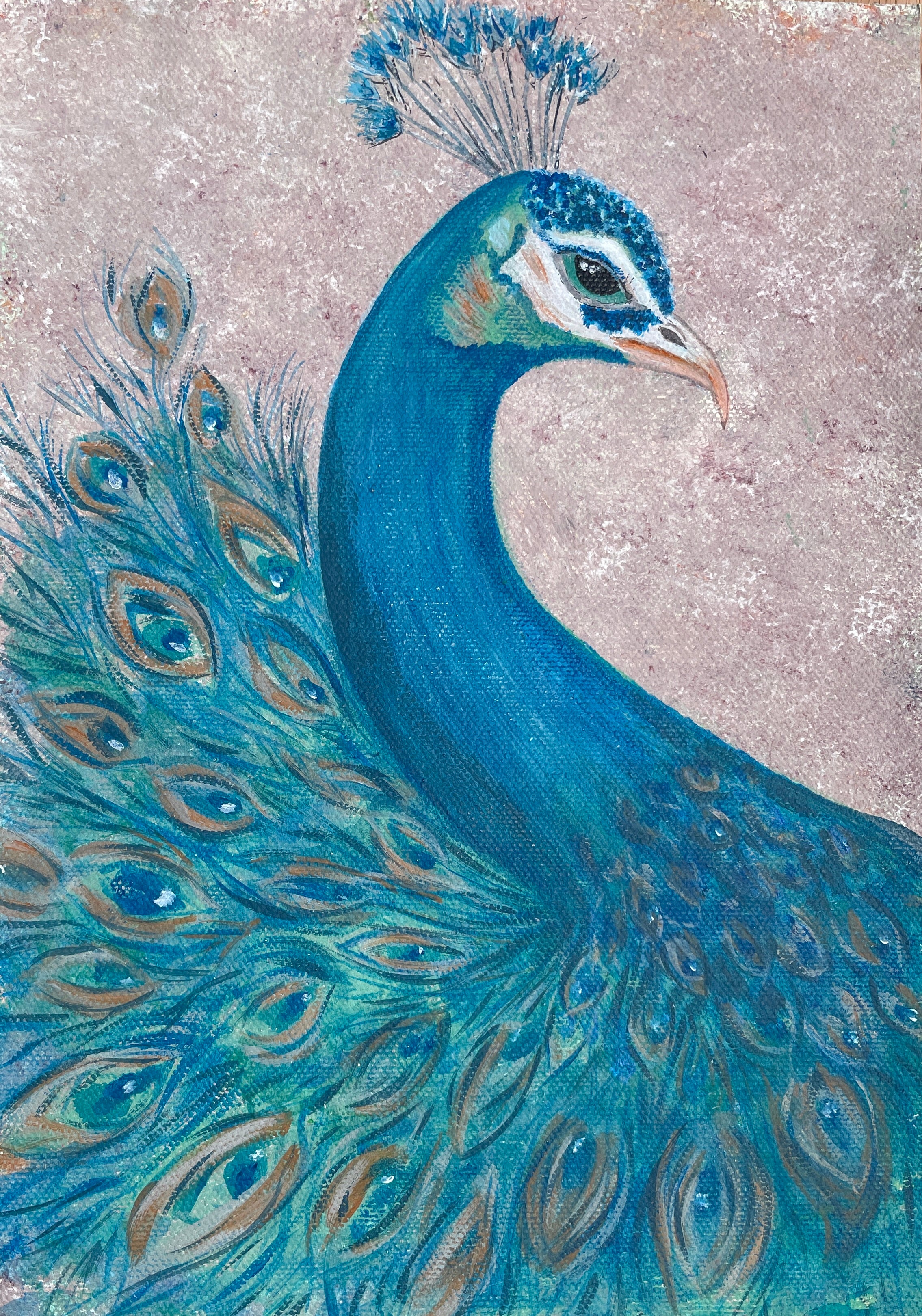 A3 Print Peacock