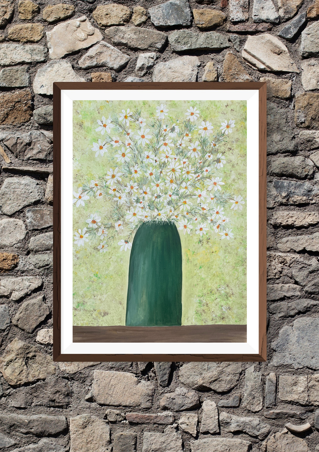 Daisy Vase Fine Art Print (Open Edition)