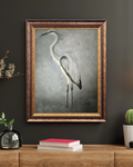 A3 Print Grey Heron