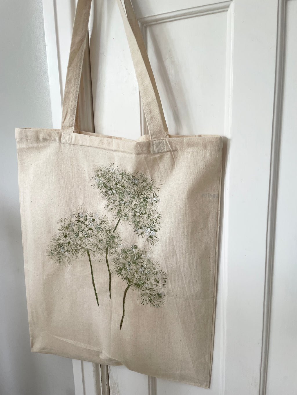 Arty Tote Bag - Cow Parsley