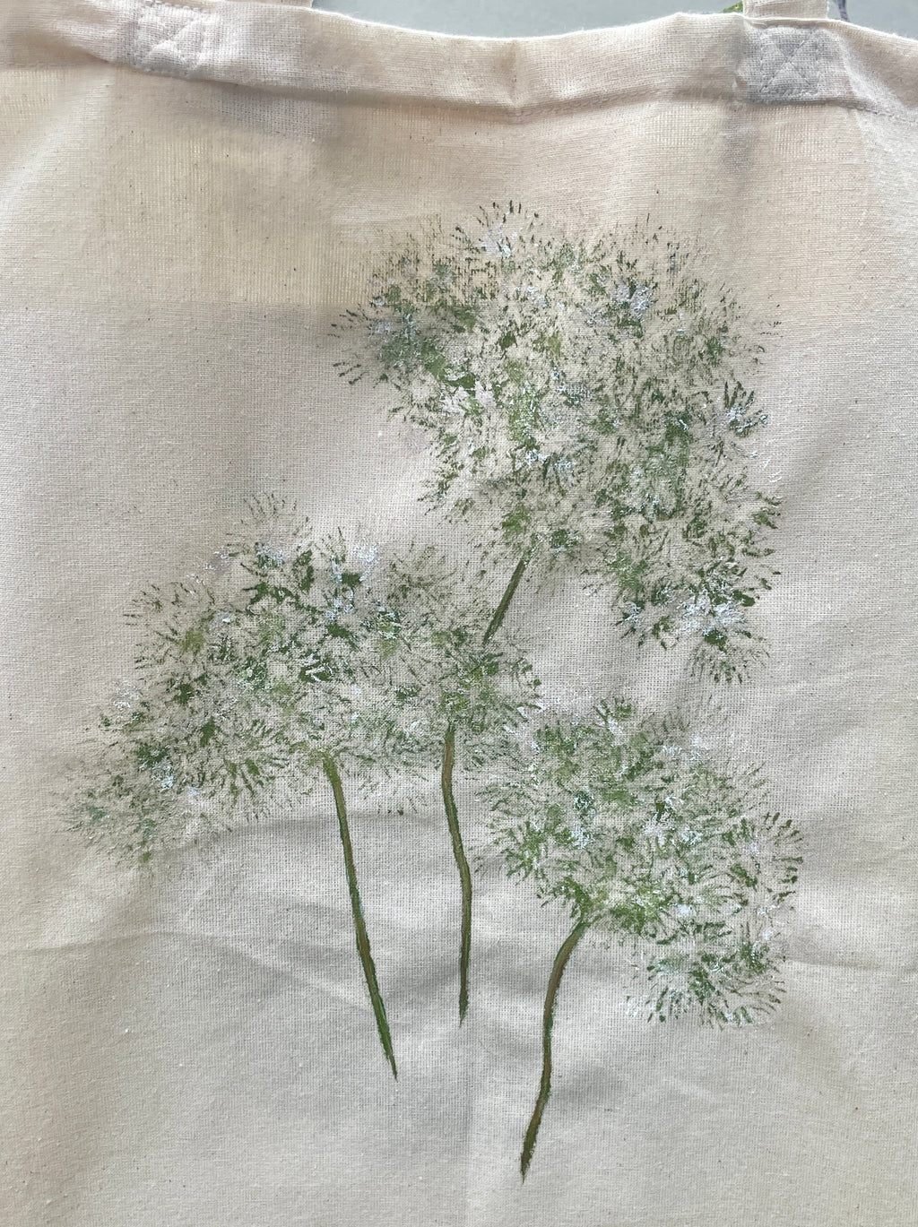 Arty Tote Bag - Cow Parsley