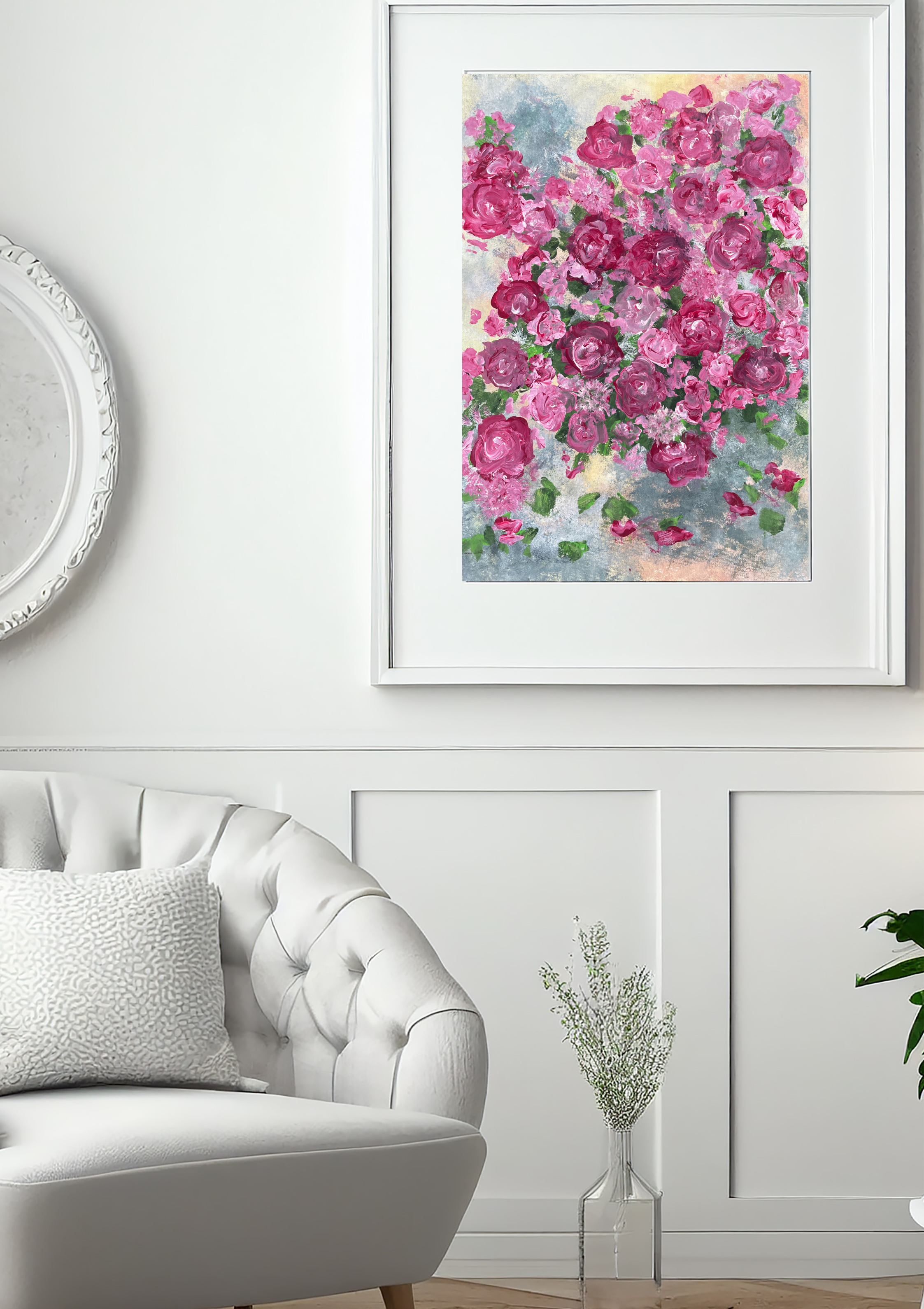 Brocante Roses - A3 Print