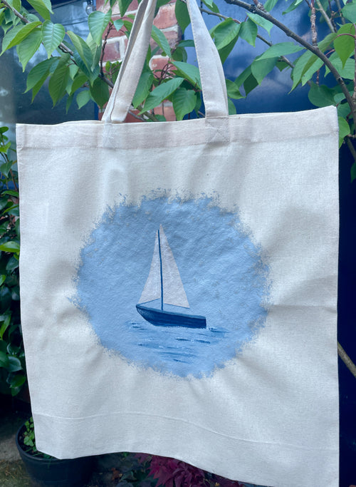 Arty Tote Bag - Sailboat